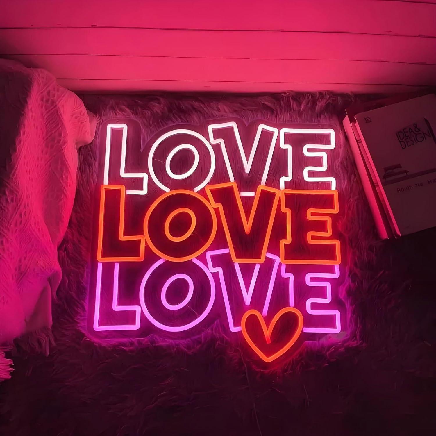 Love Neon Sign USB Dimmable LE - огляд і ціна Lighting Decoration For Wedding