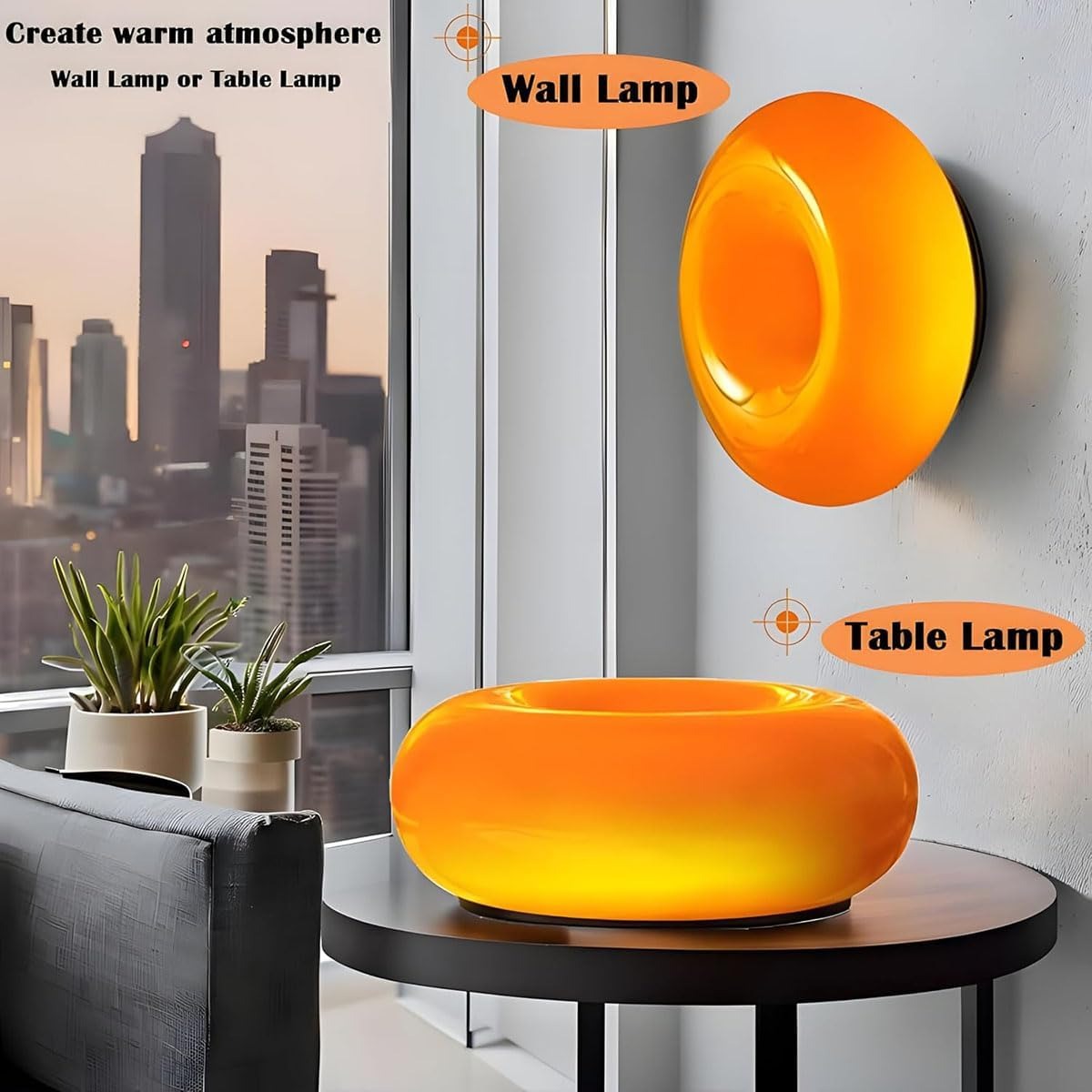 Nordic Donut Lamp Bauhaus Medi - огляд і ціна Mushroom Table Lamp