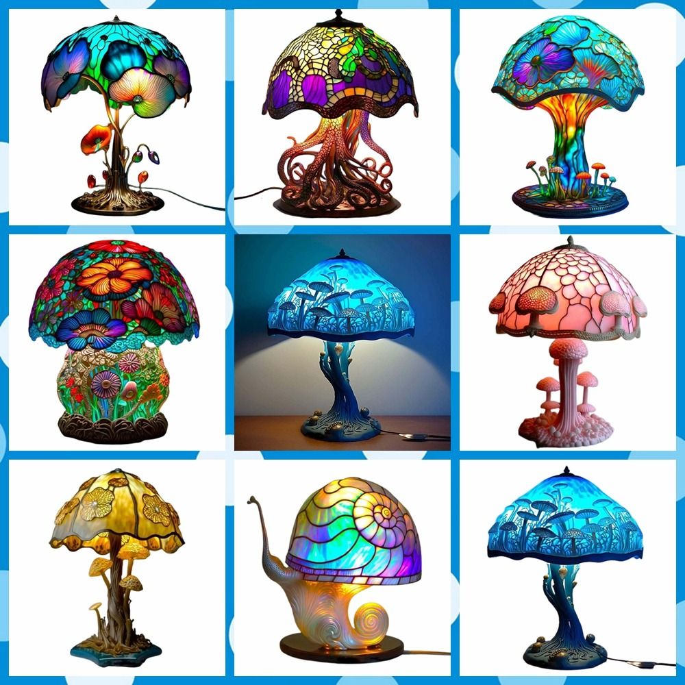 High-quality Aesthetic Design  - огляд і ціна Mushroom Table Lamp