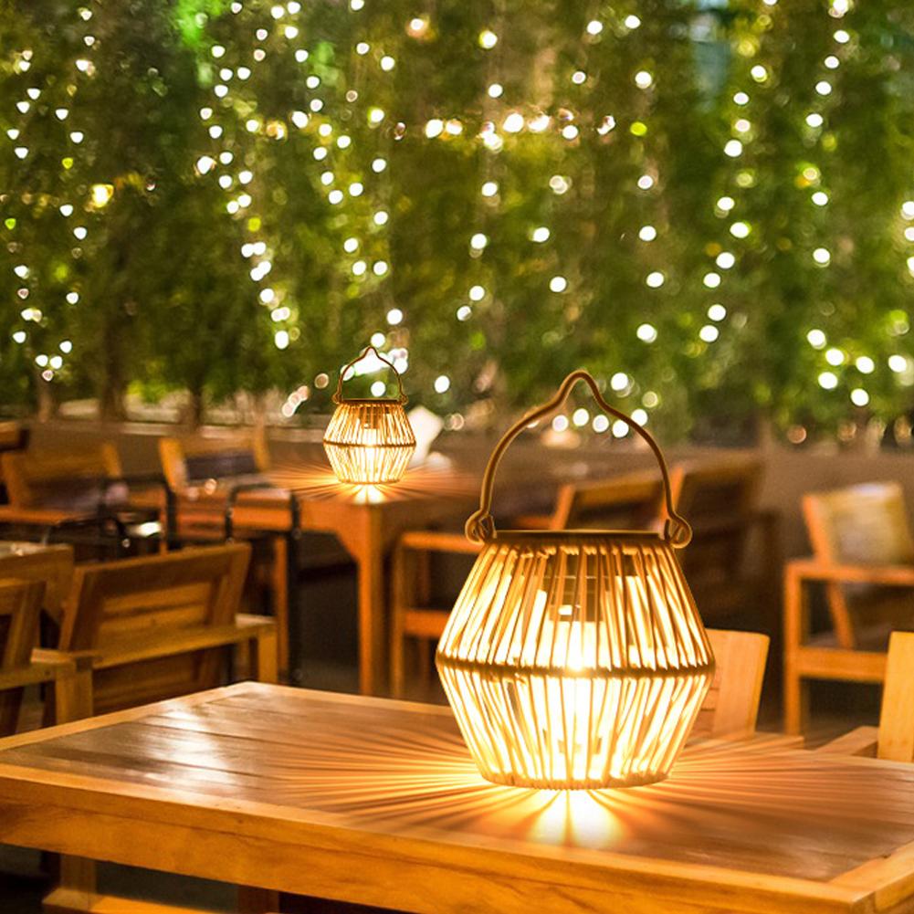 IP65 Waterproof Solar Rattan L - огляд і ціна Lighting Decor Outdoor