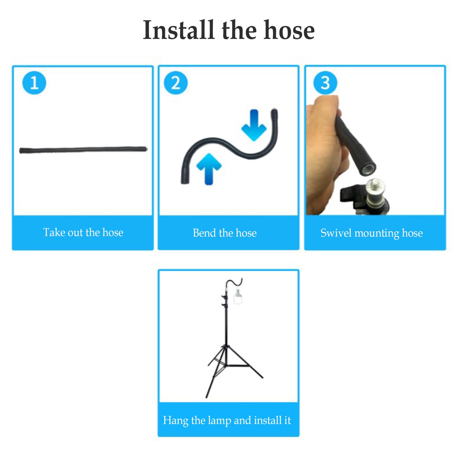 2m Camping light Stand Folding - огляд і ціна Floor Lamp Tripod