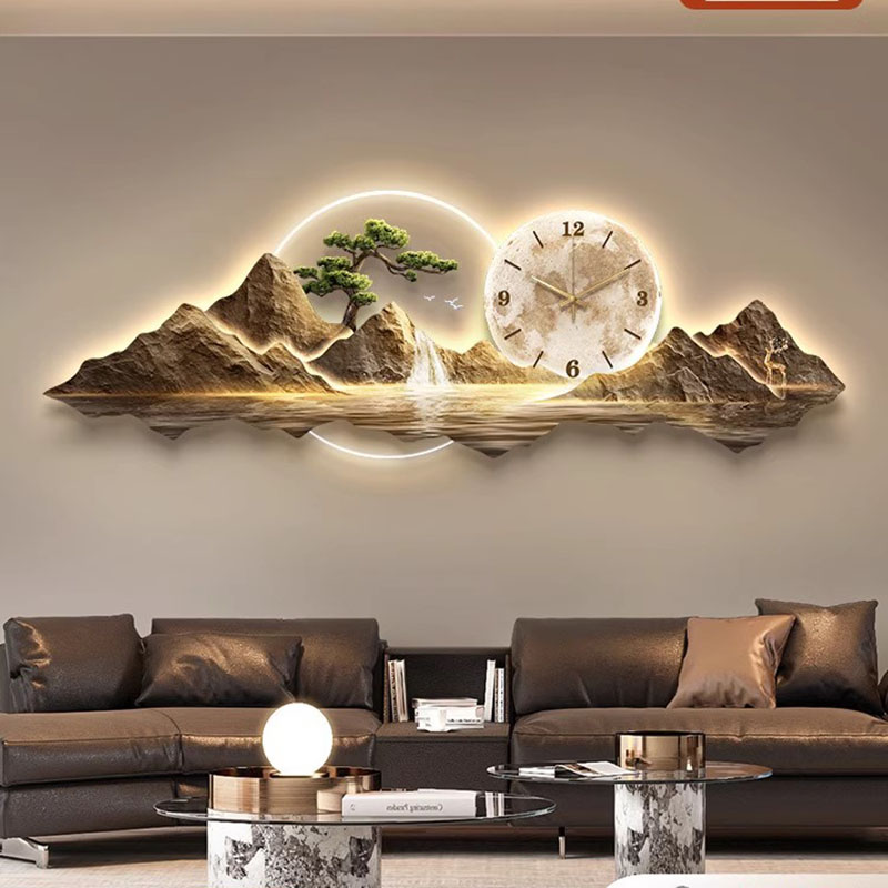 Living Room Wall Clocks Art Mu - огляд і ціна Lighting Home Decor Wall Clocks