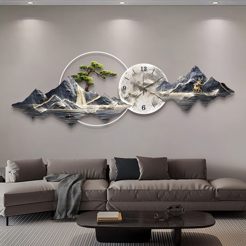 Living Room Wall Clocks Art Mu - огляд і ціна Lighting Home Decor Wall Clocks