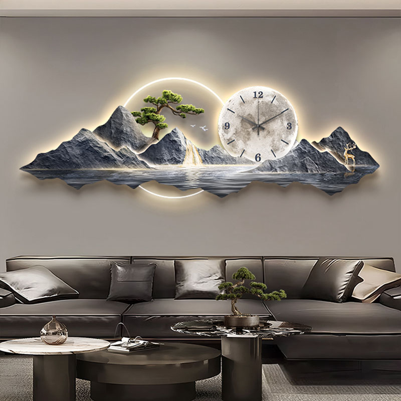 Living Room Wall Clocks Art Mu - огляд і ціна Lighting Home Decor Wall Clocks