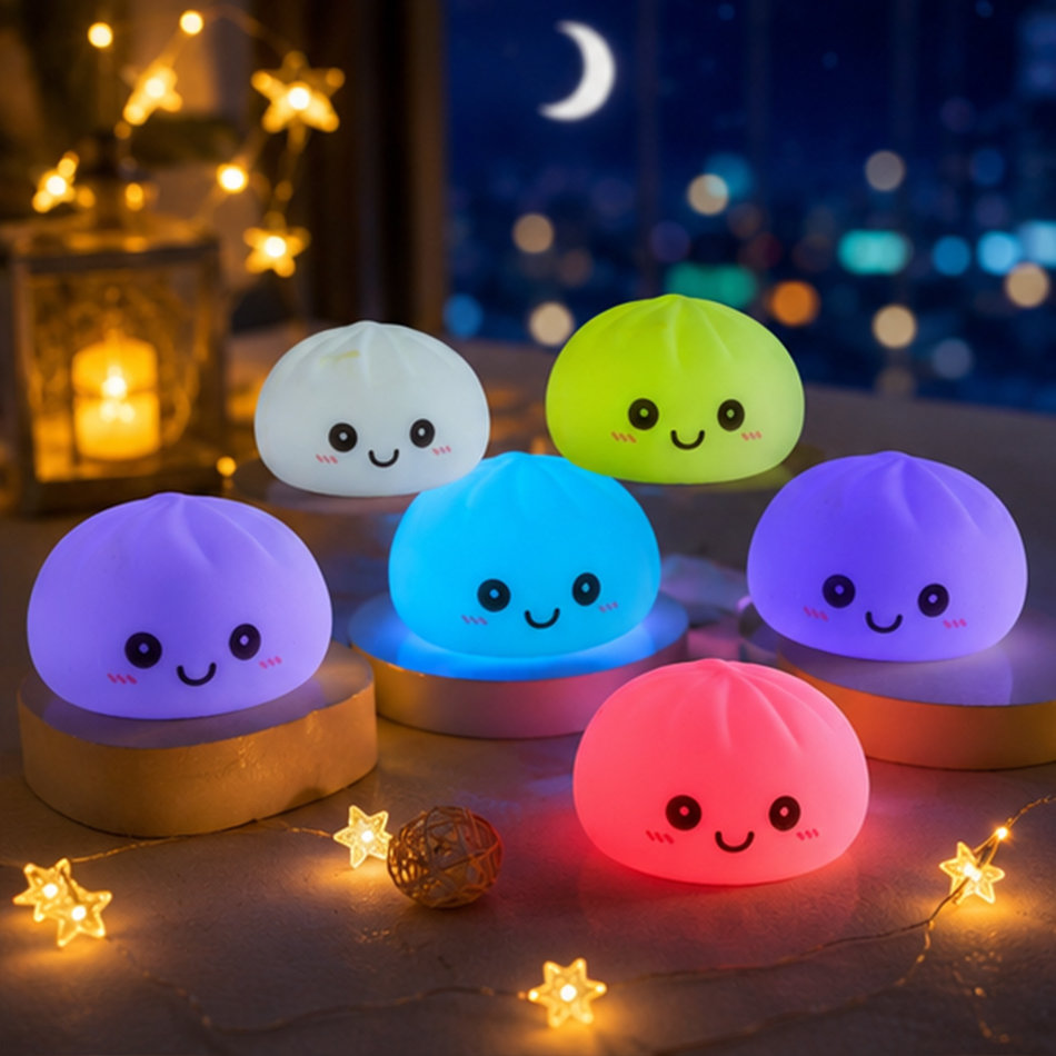 New LED Bun Squishy, Glowing S - огляд і ціна Lighting Decoration Ideas