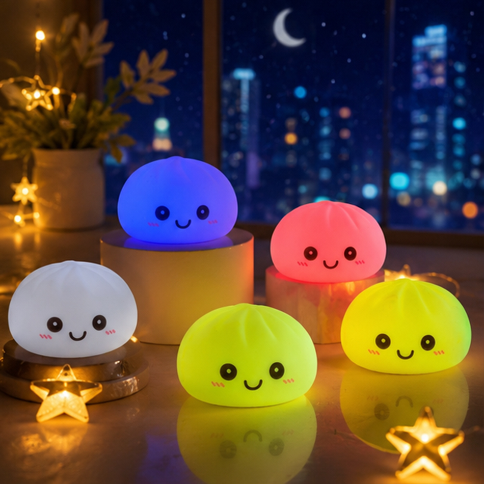 New LED Bun Squishy, Glowing S - огляд і ціна Lighting Decoration Ideas