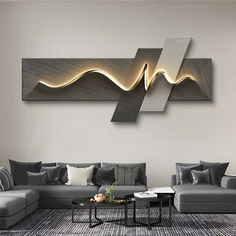Living room decoration paintin - огляд і ціна Ambient Lighting Decor For Room