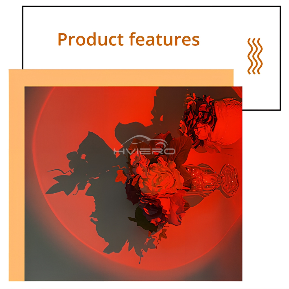 1Pcs USB Interface Sunset Lamp - огляд і ціна Sunset Lamp Projection
