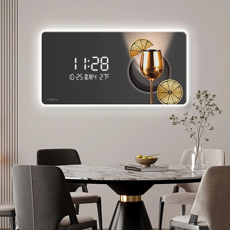 Home Decor LED Ambient Light W - огляд і ціна Lighting Home Decor Wall Clocks