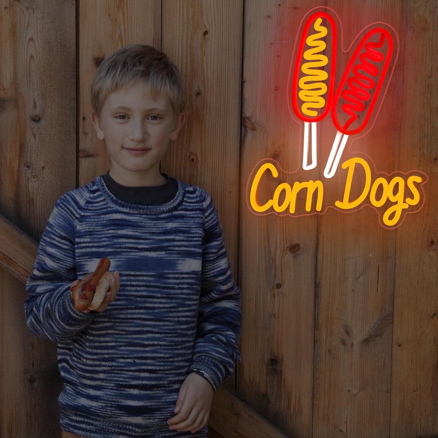 Corn Dog Neon Sign Snack USB D - огляд і ціна Lighting Decoration For Wedding