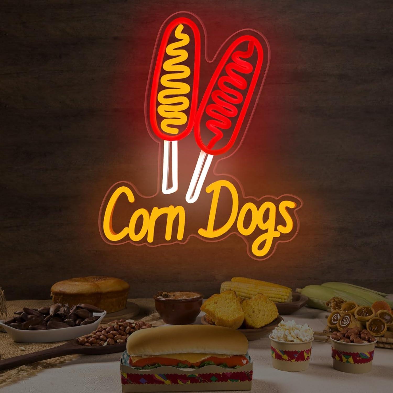 Corn Dog Neon Sign Snack USB D - огляд і ціна Lighting Decoration For Wedding