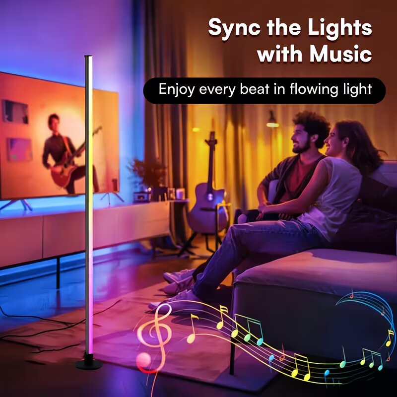 RGBIC LED Corner Floor Lamp, A - огляд і ціна Floor Lamp Tripod