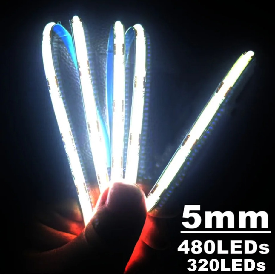 Super Thin 5mm COB LED Strip 4 - огляд і ціна Lighting Decor And More