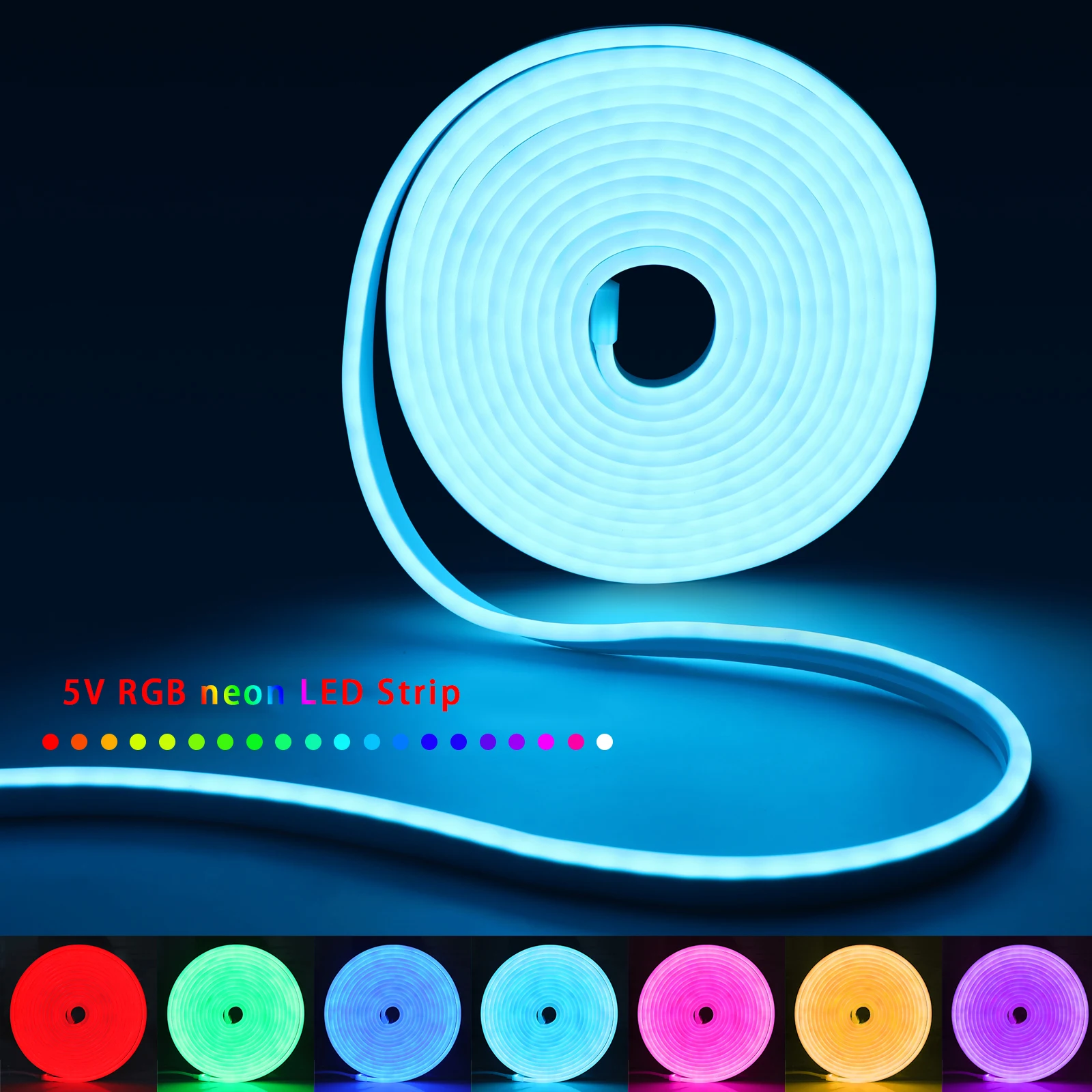 1-5m RGB LED Neon Strip Light  - огляд і ціна Lighting Decoration Ideas