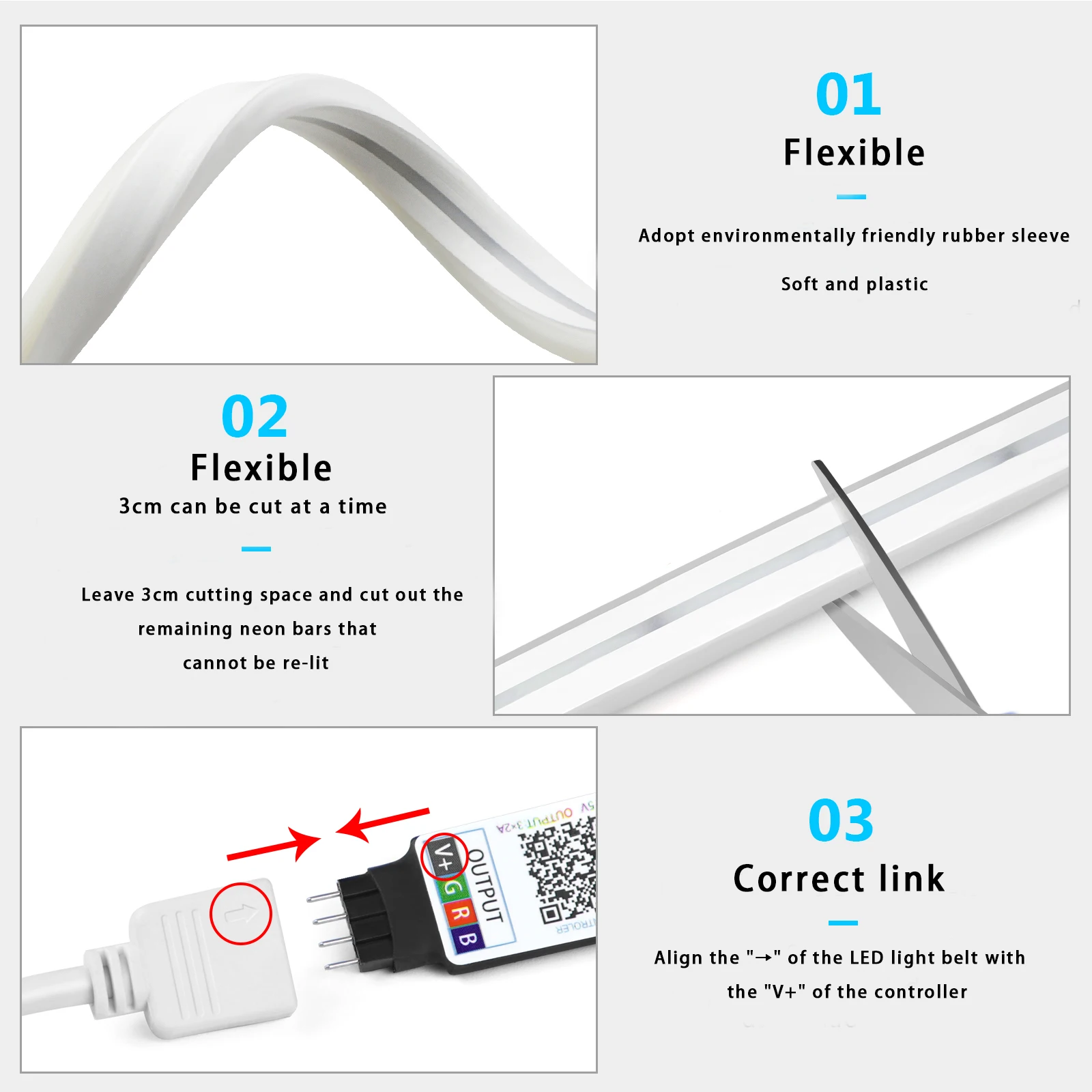 1-5m RGB LED Neon Strip Light  - огляд і ціна Lighting Decoration Ideas